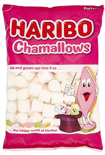 Haribo Chamallows Barbecue, Caramelle Marshmallow, Senza Glutine, Ideali per Feste e Dolci Momenti di Relax - 1kg
