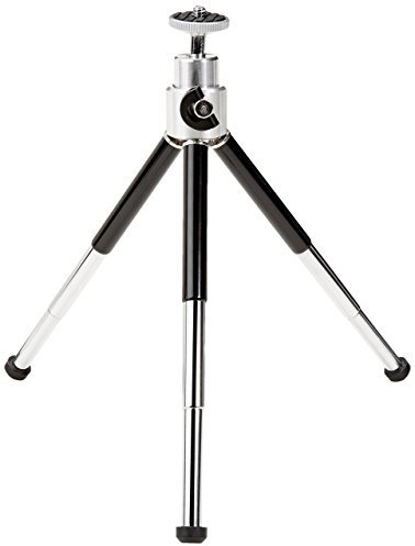 Amazon Basics Mini treppiedi, leggero, nero