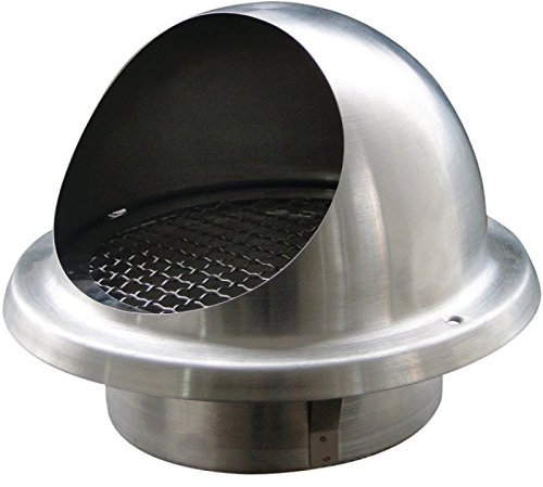 prise d'air murale - en inox - diametre 125 - atlantic 464040