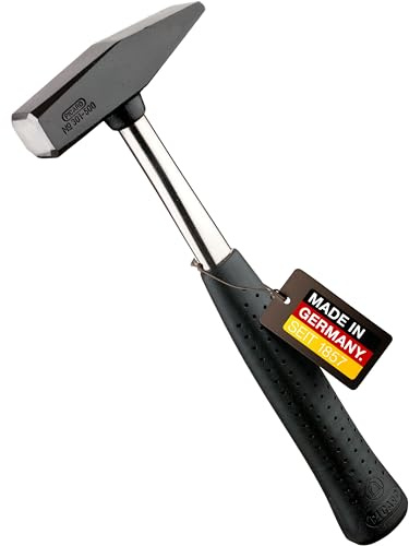 PICARD Montagehammer RS Nr. 301 500g | Korrosionsgeschützt & Pulverlackiert | Deutsches Qualitätsdesign | C45 Stahlrohrstiel & Ergonomischer Griff | GS-geprüfte Sicherheit | 285mm Länge