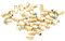 Crankbrothers Fahrrad Pedal Pin Kit (kurz, Gold)
