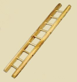 FVLFIL Krippenzubehör, Leiter, Länge 14cm