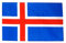 Fahne Flagge Island 30 x 45 cm