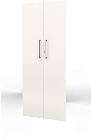 Crelobo ATOS-FL5-4548-4435 Aktenschrank, Holz, weiß, 80 x 38 x 183 cm