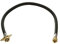 flexible gaz - p11 - souple - 35 cm - pour raccordement de bouteille 13 et 35kg - bp - durée de vie 5 ans sous coque