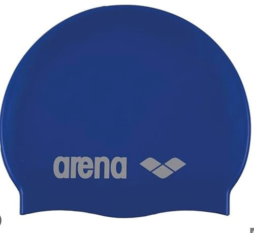 arena Classic Silicone Cuffia Unisex in Silicone, Cuffia Piscina Donna e Uomo, Cuffia Nuoto con Bordo Rinforzato, Cuffia Morbida e Resistente