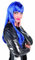 Show Perücke Glamour blau