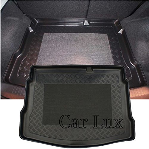 Car Lux AR00778 - Alfombra Bandeja Cubeta Protector cubre maletero a medida para Qashqai desde 2007- antideslizante