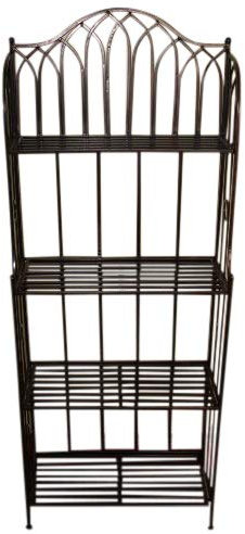 Garden Market Place Versailles Metal 4 Tier Rack- Ideal as a plant stand or general shelving