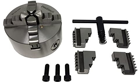 PAULIMOT Vierbackenfutter, 100 mm, zentral verstellbare Backen
