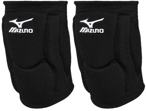 Mizuno Elite 9 SL2 Volleyball-Knieschoner, Schwarz, Größe S