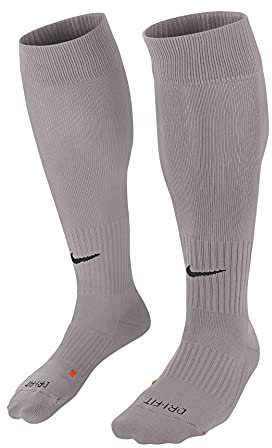 Nike Unisex Nk Classic Ii Cush Otc -Team Gef llte Fußballsocke, pewter grey/(black), S EU