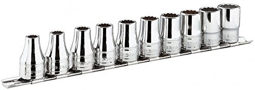 FACOM R.40U Jeu de 11 douille 6 Pans, Multicolore