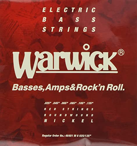 Warwick Red Nickel Electric Bass 6-string M