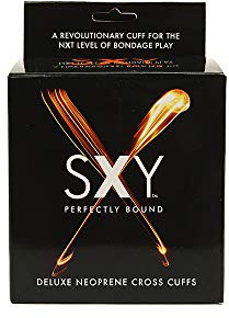 SXY Cuffs, Deluxe Neoprene Cross Cuffs For Control Restraint Bondage Play