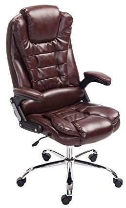 CLP XXL Chefsessel Thor I Max. 150 KG Belastbar I Höhenverstellbarer Bürostuhl Mit Armlehnen I Drehstuhl Mit Dickem Polster, Farbe:Bordeauxrot