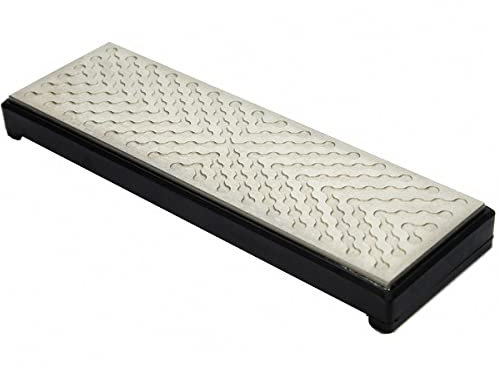 Shapton® Diamantbeschichtung Abrichtblock 25,4 x 7,6 cm, Kombinierbar mit allen Wassersteinen, Silver/Black