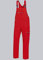 BP 1604-559-81-64n Latzhose, Stretch-Hosenträger mit Clipbefestigungen, 245,00 g/m² Stoffmischung, rot, 64n