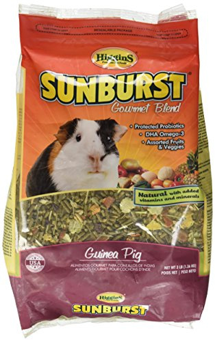 Higgins Sunburst Gourmet Food Mix for Guinea Pigs, 3 Pound