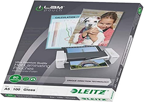 Leitz 74920000 – Bolsas Contectechnología UDT A5 154 x 216 mm (Caja 100) 80 Mikron.