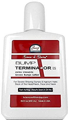 BUMP ZAPPER BUMP TERMINATOR Extra Strength Severe Bumps Lotion by Breej, 6.8 fl oz (200 ml)