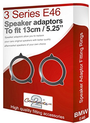 speaker adapter pods Rear Door 13cm 5.25 fitting rings adaptor for BMW 3 Series E46