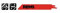 REMS 561112 – Klinge Sierra hss-bi Metall 280 – 2,5 mm rot 5U