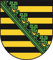 U24 Aufkleber Sachsen Wappen Autoaufkleber Sticker Konturschnitt