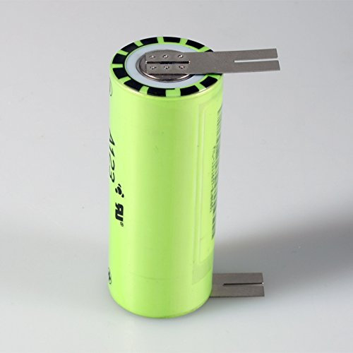 accu-by-seidel A123 Systems LiFePO4 Lithium-Eisen-Phosphat Akku mit U-Lötfahne ANR26650M1B 3,3V 2500mAh in Original zertifizierter Industrie Qualität
