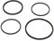 THAKKER N 4504 Riemen-Set kompatibel mit Philips N 4504 Riemen-Set Tonbandgerät Belt