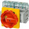 Siemens Hauptschalter Notfall 4-polig Basis Profil 2 Loch rot/gelb