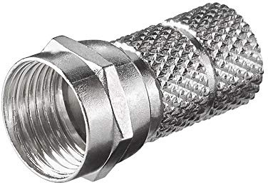 Goobay 51853 Aufdreh-F-Stecker 6, 5 mm
