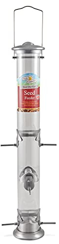 Walter Harrison's Wild Bird Seed Feeder, Steel Plated, 51 cm Large | Durable Die Cast Construction, Easy Refilling, Large Capacity, Easy to Clean, Secure Hanging Mechanism