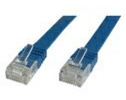 Microconnect V-UTP601B-FLAT Netzwerkkabel (1 m, RJ-45, RJ-45, Blau)