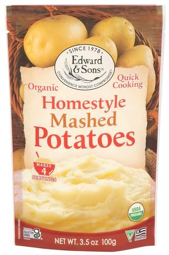 Edward & Sons, Organic Mashed Potatoes, Home Style, 3.5 oz (100 g)