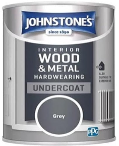 Johnstone's Exterior Hardwearing Undercoat - Grey 2.5L