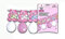 Kit festone con palloncini orsetti rosa
