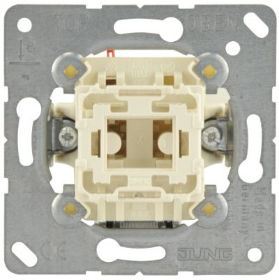 JUNG Wippschalter-Einsatz 506 U, 250 V (Universal Aus-Wechsel)