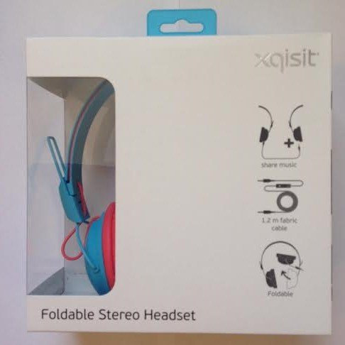 Xqisit-Auriculares estéreo Universal Plegable Ventana