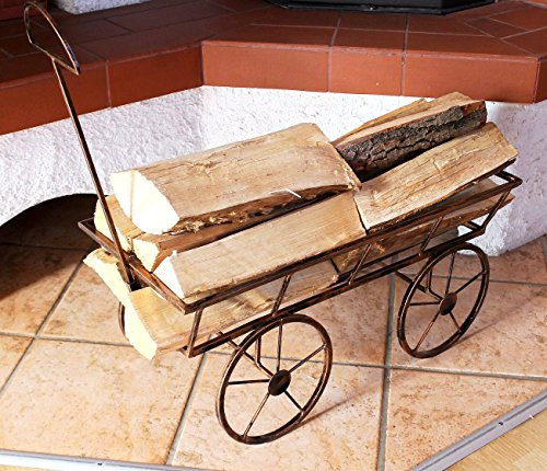 Kaminholzregal Art.46 Kutsche 65 cm Kaminholzkorb Kaminholzständer Holzkorb Deko