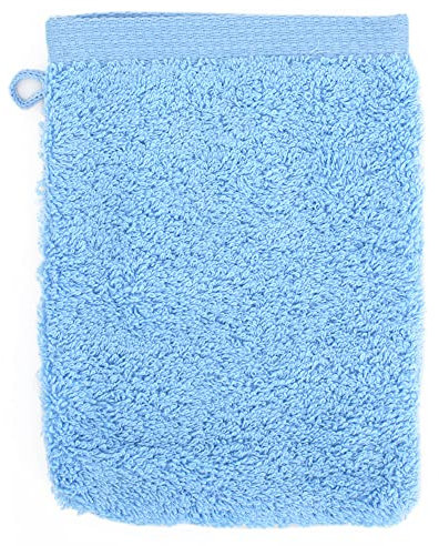 Linnea Gant de Toilette 16x21 cm Pure Bleu Ciel 550 g/m2