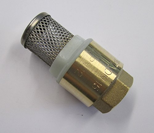 Admiral Messingventil federbelastet 1/2 Zoll (13mm) Kegelventil Fußventil