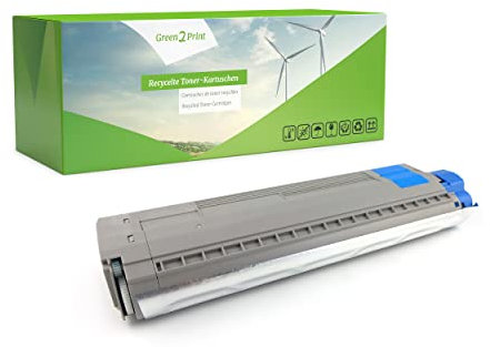 Green2Print Toner Cyan 7300 Seiten ersetzt Oki 44844615 passend für Oki C822N, C822DN, C822