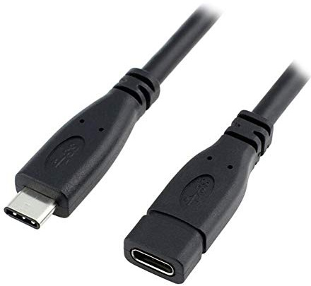 Bolwins P72S USB C Verlängerungskabel 20 cm Stecker auf Buchse USB 3.1 Gen2 Typ C Adapterkabel mit 10 Gbit/s Datenübertragung Plug-and-Play kompatibel mit Samsung Galaxy MacBook