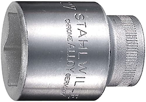 STAHLWILLE Nr. 52 Steckschlüsseleinsatz 1/2 (12,5 mm) Schlüsselweite 14 mm L.38 mm AS-drive, HPQ®-Hochleistungsstahl, verchromt