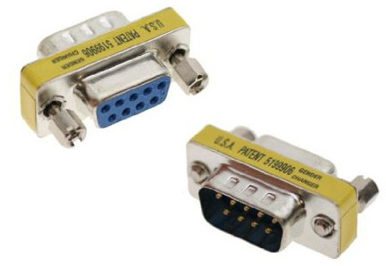 KALEA-INFORMATIQUE Adaptateur DB9 Femelle vers DB9 Mâle, changeur de Genre DB9F DB9M