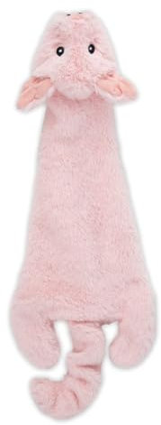 Best Pet Supplies Jouets couineurs 2 en 1, Tissu Doux et Durable pour Chien Petit, Moyen et Grand, sans Rembourrage, pour l'intérieur, Peut contenir Une Bouteille en Plastique, Cochon, Taille M