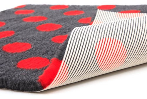 Original Vetbed Isobed SL Polka Red aus England 75 x 50 cm