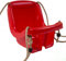 Androni 8300-0000 Altalena Swinging Baby Peso max 60 Kg, Plastica, Verde O Arancione
