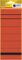Avery Zweckform L4801-10 Einzel-Ordner-Etiketten, 192 x 61 mm, 10 Blatt/10 Etiketten, rot